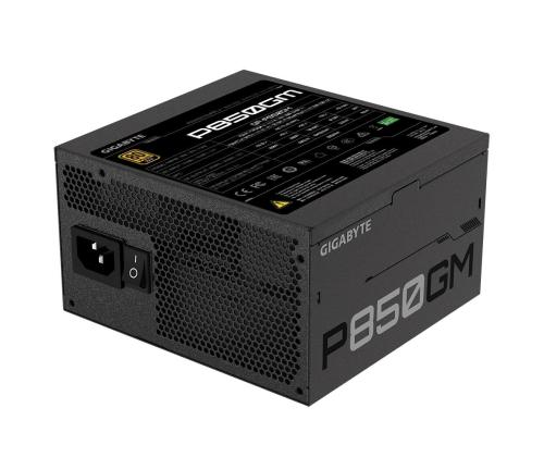Power Supply GIGABYTE 850 Watts Efficiency 80 PLUS GOLD PFC Active MTBF 100000 hours GP-P850GM