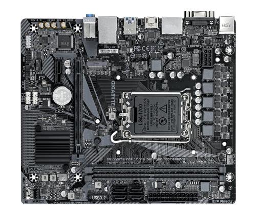 Mainboard GIGABYTE Intel H610 LGA1700 Micro-ATX Memory DDR4 Memory slots 2 1xPCI-Express 3.0 1x…
