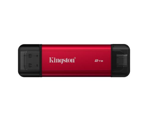 External SSD KINGSTON 2TB 3D NAND Write speed 950 MBytes/sec Read speed 1050 MBytes/sec SPSD/2TB