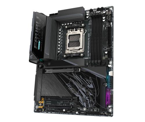 Mainboard GIGABYTE AMD X870E Socket AM5 ATX RAM DDR5-SDRAM 4xSlots Wi-Fi Yes Bluetooth Yes 4xNumber…