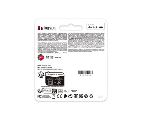 MEMORY MICRO SDXC 256GB UHS-I/1P SDCG4/256GBSP KINGSTON