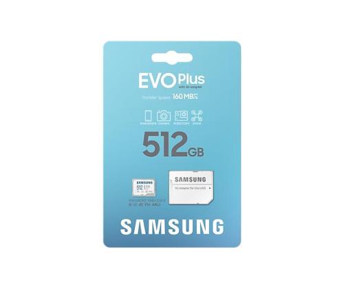 MEMORY MICRO SDXC EVO+ 512GB/V30 W/A MB-MC512SA/EU SAMSUNG