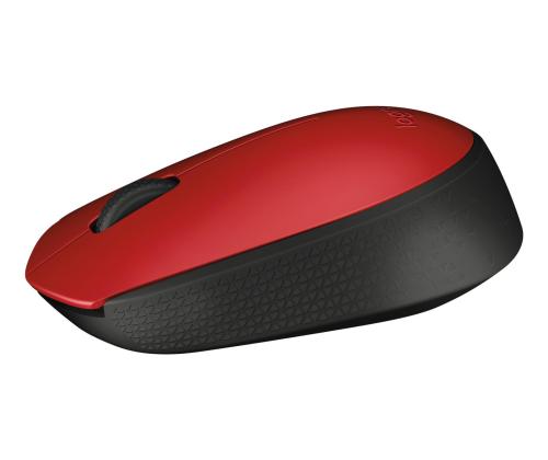 MOUSE USB OPTICAL WRL M171/RED 910-004641 LOGITECH