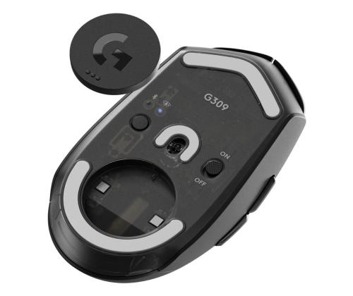 MOUSE USB OPTICAL WRL G309/BLACK 910-007199 LOGITECH