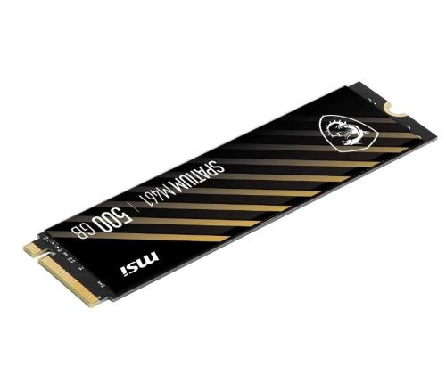 SSD MSI SPATIUM M461  500 GB M.2 PCI Express 4.0 NVMe Yes Write speed 1700 MB/s Read speed 4700 MB…