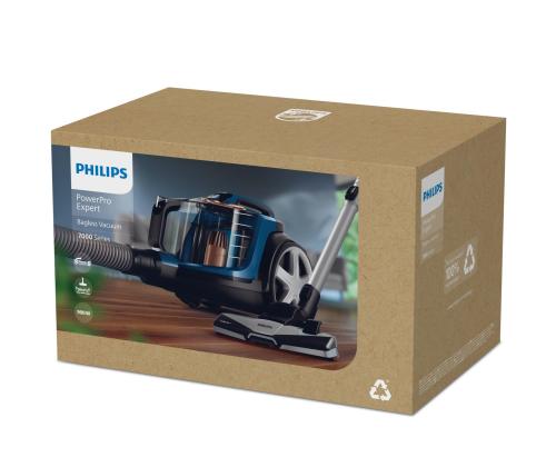 Vacuum Cleaner PHILIPS PowerPro Expert 7000 series Bagless 900 Watts Capacity 2 l Noise 75 dB Black…
