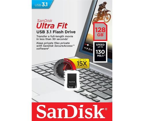 MEMORY DRIVE FLASH USB3.1/128GB SDCZ430-128G-G46 SANDISK