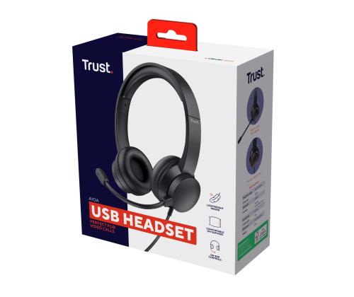 HEADSET AYDA USB PC/25088 TRUST