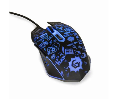 MOUSE USB OPTICAL BLACK/MUS-6B-GRAFIX-01 GEMBIRD