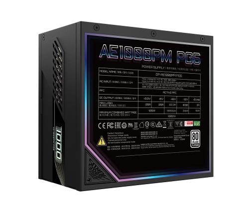 Power Supply NZXT GP-AE1000PM PG5 1000 Watts Efficiency 80 PLUS PLATINIUM PFC Active MTBF 100000…