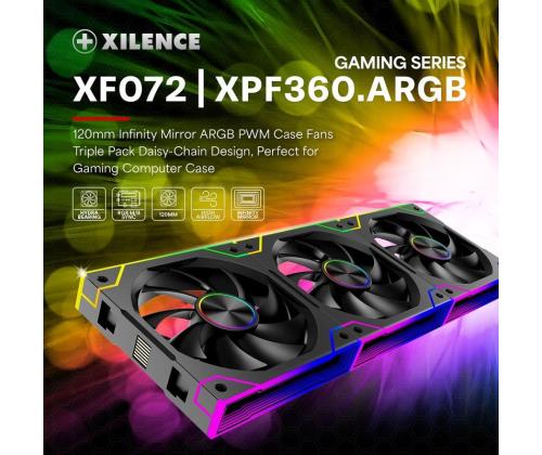CASE FAN 120MM XPF360.ARGB/XF072 XILENCE