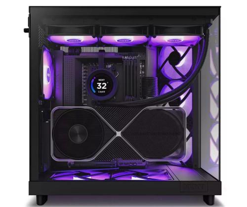Case NZXT H6 Flow RGB MidiTower Case product features Transparent panel Not included ATX MicroATX…