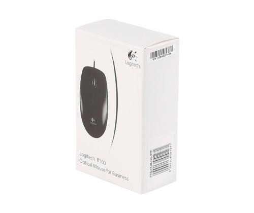 MOUSE USB OPTICAL B100/BLACK OEM 910-003357 LOGITECH