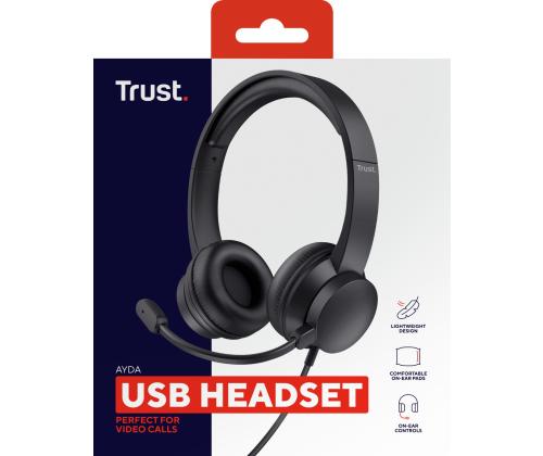 HEADSET AYDA USB PC/25088 TRUST