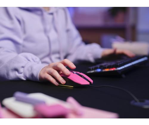 MOUSE USB OPTICAL GAMING PINK/GXT109P FELOX 25068 TRUST