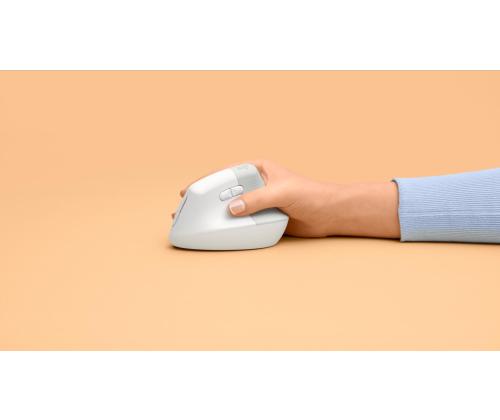 MOUSE USB OPTICAL WRL VERTICAL/WHITE RIGH 910-006475 LOGITECH