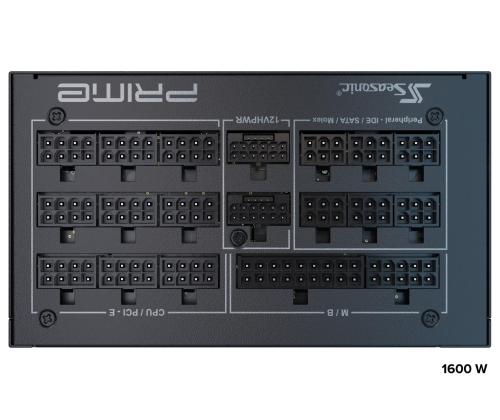 Power Supply SEASONIC PRIME PX ATX 3.0 1600 Watts Efficiency 80 PLUS PLATINIUM MTBF 100000 hours…