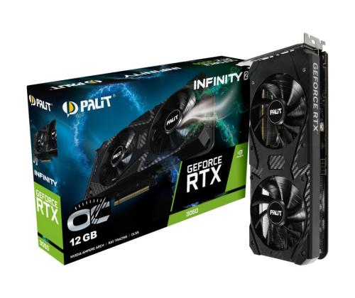 Graphics Card PALIT NVIDIA GeForce RTX 3060 1320 MHz 12 GB GDDR6 192 bit PCI Express 4.0 Active…