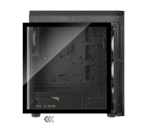 Case CHIEFTEC Scorpion 3 GL-03B-OP MidiTower Not included ATX MicroATX MiniITX Colour Black GL-03B…