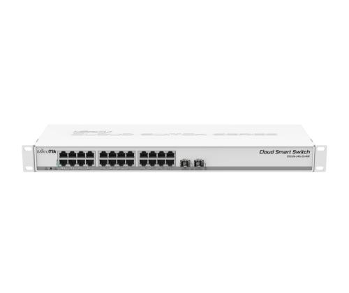 Switch MIKROTIK 24x10Base-T / 100Base-TX / 1000Base-T 2xSFP+ CSS326-24G-2S+RM