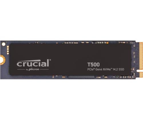 SSD CRUCIAL T500 4TB M.2 PCIe Gen4 NVMe 3D NAND Write speed 6900 MBytes/sec Read speed 7000...