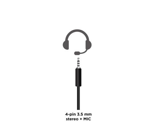 HEADSET GAMING/BLUE/BLACK GHS-05-B GEMBIRD