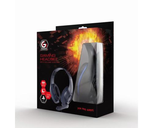 HEADSET GAMING/BLUE/BLACK GHS-05-B GEMBIRD