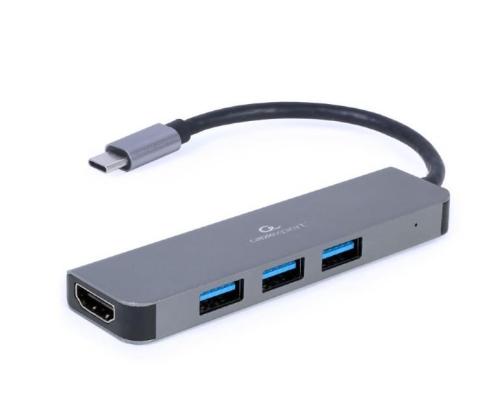 I/O ADAPTER USB-C TO HDMI/USB3/2IN1 A-CM-COMBO2-01 GEMBIRD