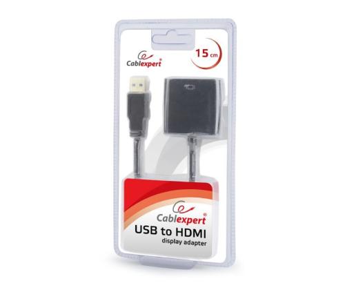I/O ADAPTER USB3 TO HDMI/A-USB3-HDMI-02 GEMBIRD