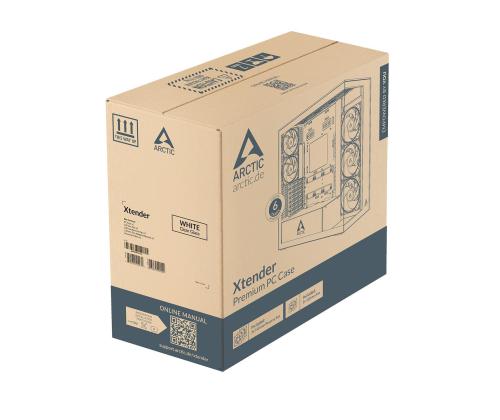 Case ARCTIC Xtender VG (White) Case product features Transparent panel Not included Colour White...