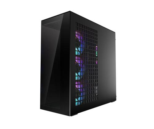 Case ARCTIC Xtender (Mirror Black) MidiTower Case product features Transparent panel Not included...