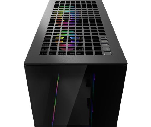 Case ARCTIC Xtender (Mirror Black) MidiTower Case product features Transparent panel Not included...