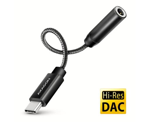 ADAPTER USB-C TO AUDIO 3.5MM/DAC 0.1M ADA-HC AXAGON