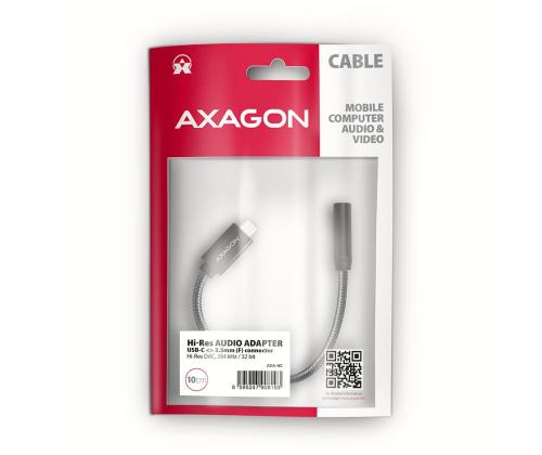 ADAPTER USB-C TO AUDIO 3.5MM/DAC 0.1M ADA-HC AXAGON