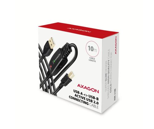 CABLE USB2.0 A-M/B-M ACTIVE/10M ADR-210B AXAGON