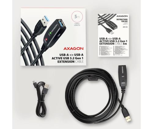 CABLE USB3.2 A-M/A-F ACTIVE/5M ADR-305 AXAGON