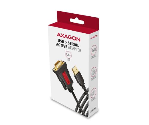 CABLE USB2.0 TO RS-232 DB9-M/1.5M ADS-1PSN AXAGON