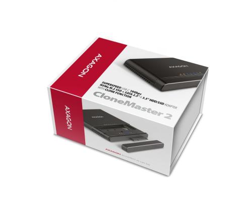 SSD ACC ADAPTER USB-C/M.2&SATA/10GBPS 0.1M ADSA-CC AXAGON