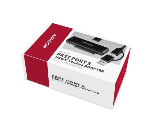 SSD ACC ADAPTER USB-C/SATA 6G/10GBPS 0.6M ADSA-FPX AXAGON