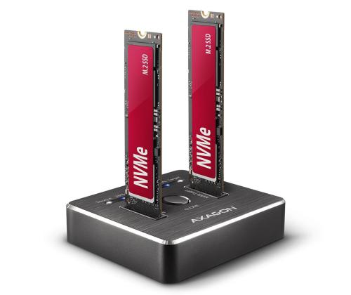 SSD ACC DOCK STATION USB-C/2XM.2 NVME ADSA-M2C AXAGON