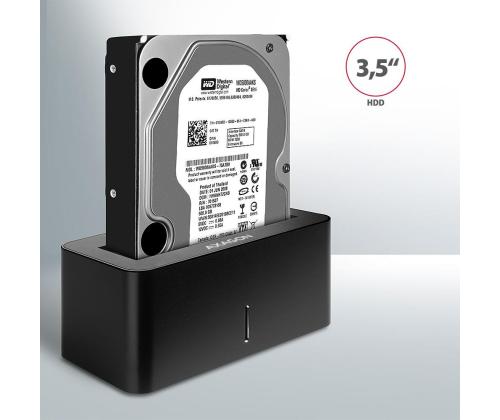 HDD ACC DOCK STATION USB3.2/2.5"/3.5" SATA ADSA-SN AXAGON