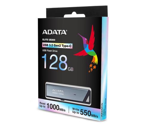 MEMORY DRIVE FLASH USB-C 128GB/SILV AELI-UE800-128G-CSG ADATA