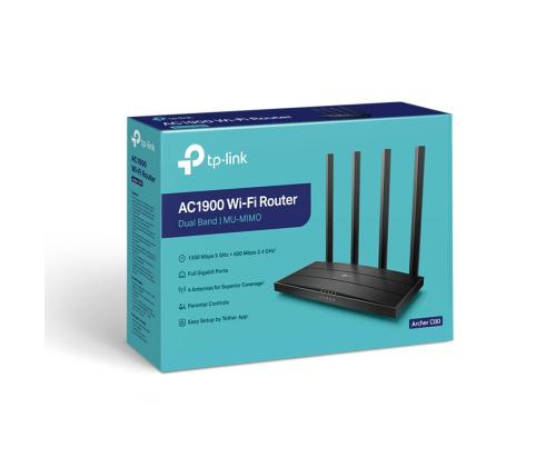 Wireless Router TP-LINK Wireless Router 1900 Mbps IEEE 802.11a IEEE 802.11b IEEE 802.11a/b/g IEEE...