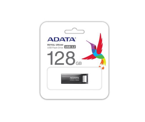MEMORY DRIVE FLASH USB3.2 128G/BLACK AROY-UR340-128GBK ADATA