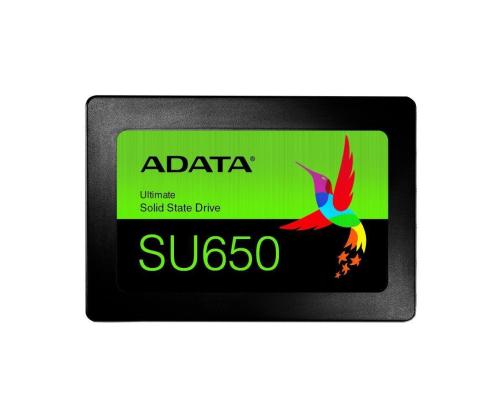 SSD ADATA SU650 512GB SATA 3.0 Write speed 450 MBytes/sec Read speed 520 MBytes/sec 2,5" TBW 140...