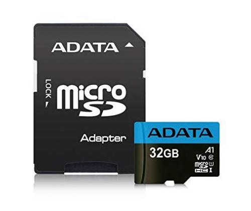 MEMORY MICRO SDHC 32GB W/ADAP./AUSDH32GUICL10A1-RA1 ADATA
