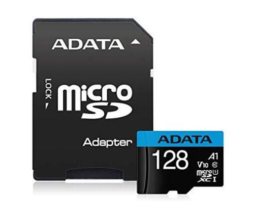 MEMORY MICRO SDXC 128GB W/AD./AUSDX128GUICL10A1-RA1 ADATA