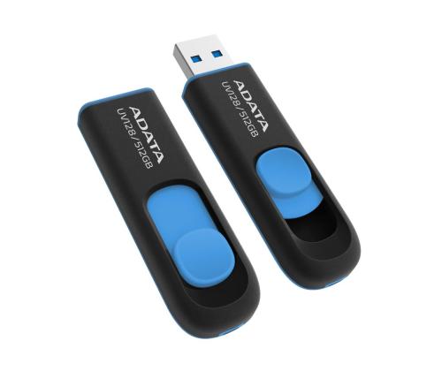 MEMORY DRIVE FLASH USB3 512GB/BLK/BLUE AUV128-512G-RBE ADATA