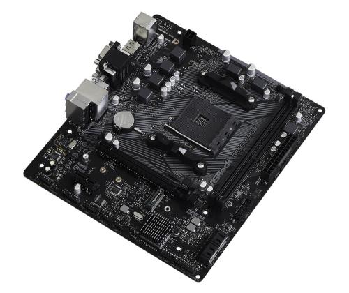 Mainboard ASROCK AMD B550 SAM4 MicroATX 1xPCI-Express 3.0 1x 1xM.2 1xPCI-Express 4.0 16x Memory...
