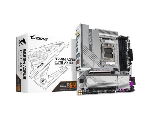 Mainboard GIGABYTE AMD B650 SAM5 Micro-ATX Memory DDR5 Memory slots 4 1xPCI-Express 4.0 4x	 1xPCI...